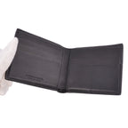 Bottega Veneta Wallet Bifold Compact Intrecciato Leather Black — view 4