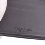 Bottega Veneta Wallet Bifold Compact Intrecciato Leather Black — view 7