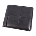 Bottega Veneta Wallet Bifold Compact Intrecciato Leather Black