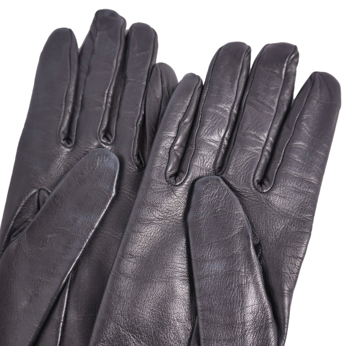 Hermes Gloves Kelly 6.5 Lambskin Black — view 3