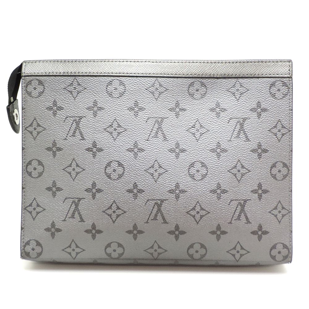 Louis Vuitton Clutch Gray — view 2