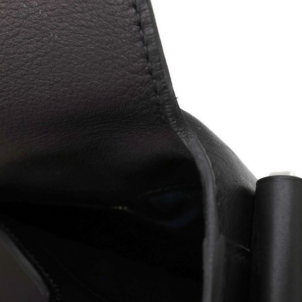 Hermes City News Shoulder Bag Black — view 8
