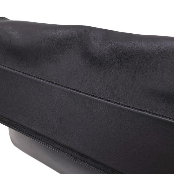 Hermes City News Shoulder Bag Black — view 4