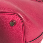 Hermes Handbag Picotin Lock PM 18 Eclat Taurillon Clemence Framboise Rouge — view 6