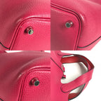Hermes Handbag Picotin Lock PM 18 Eclat Taurillon Clemence Framboise Rouge — view 7