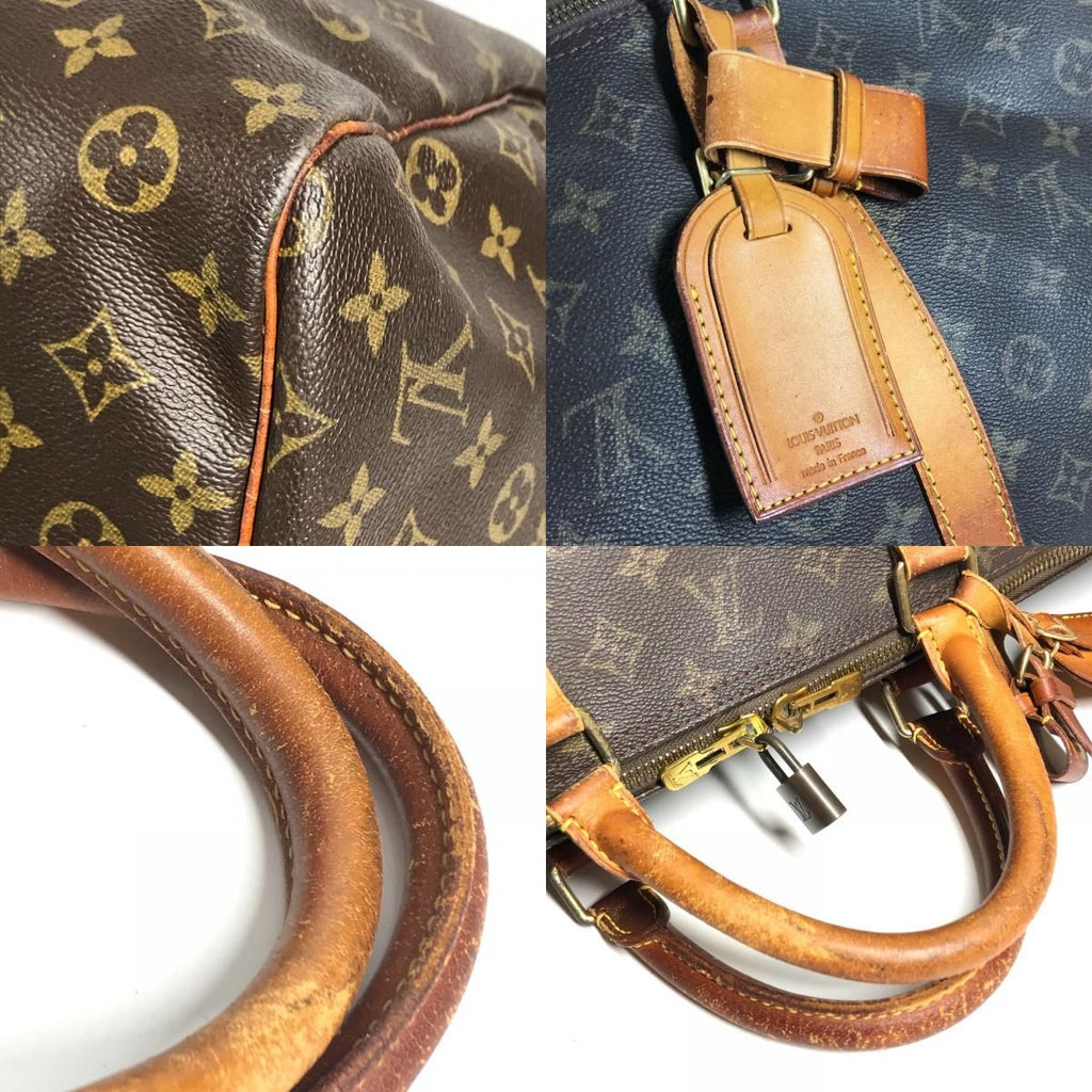 Louis Vuitton Boston Bag Keepall 60 Monogram Canvas Brown — view 7