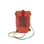 Loewe Pocket Smartphone Shoulder Bag Pochette Orange Beige — view 2