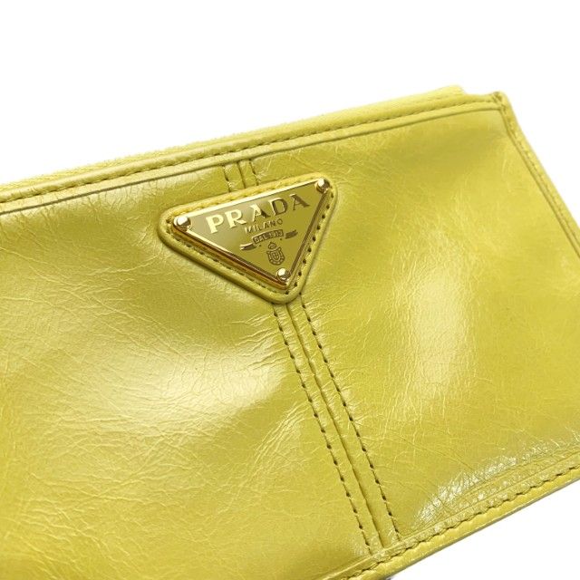 Prada Card Case Fragment Yellow Gold — view 4