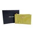 Prada Card Case Fragment Yellow Gold