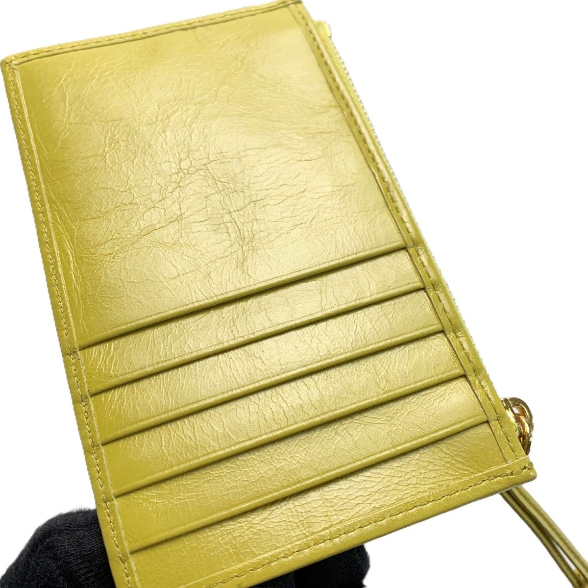 Prada Card Case Fragment Yellow Gold — view 8