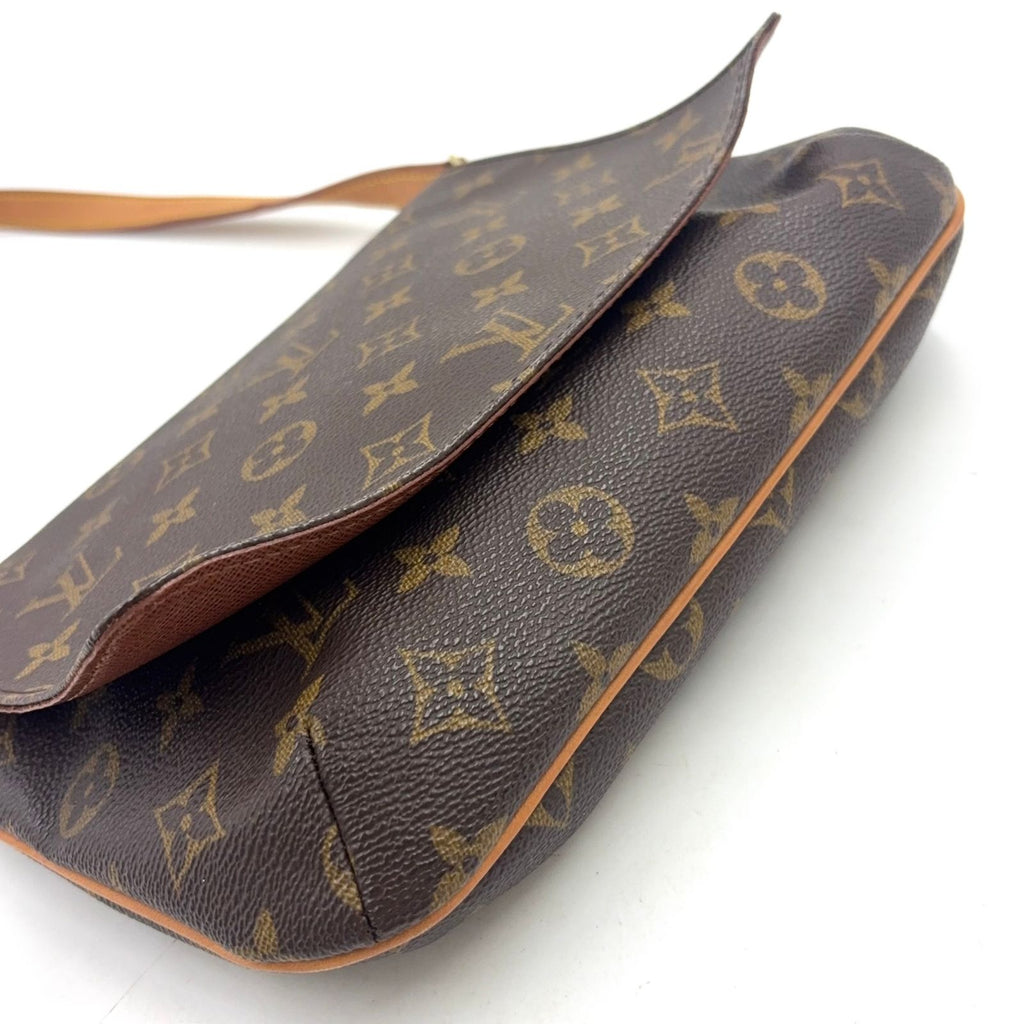 Louis Vuitton Musette Tango Short Strap Monogram Non Leather Brown Shoulder Bag — view 7