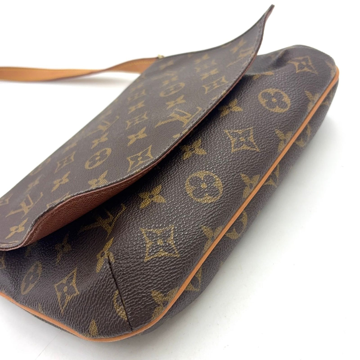 Louis Vuitton Musette Tango Short Strap Monogram Non Leather Brown Shoulder Bag — view 7