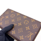 Louis Vuitton Zippy Wallet Monogram Leather Brown Round Gold — view 5