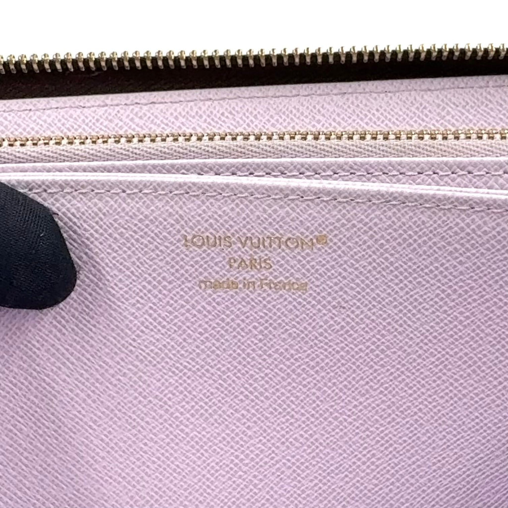 Louis Vuitton Zippy Wallet Monogram Leather Brown Round Gold — view 4