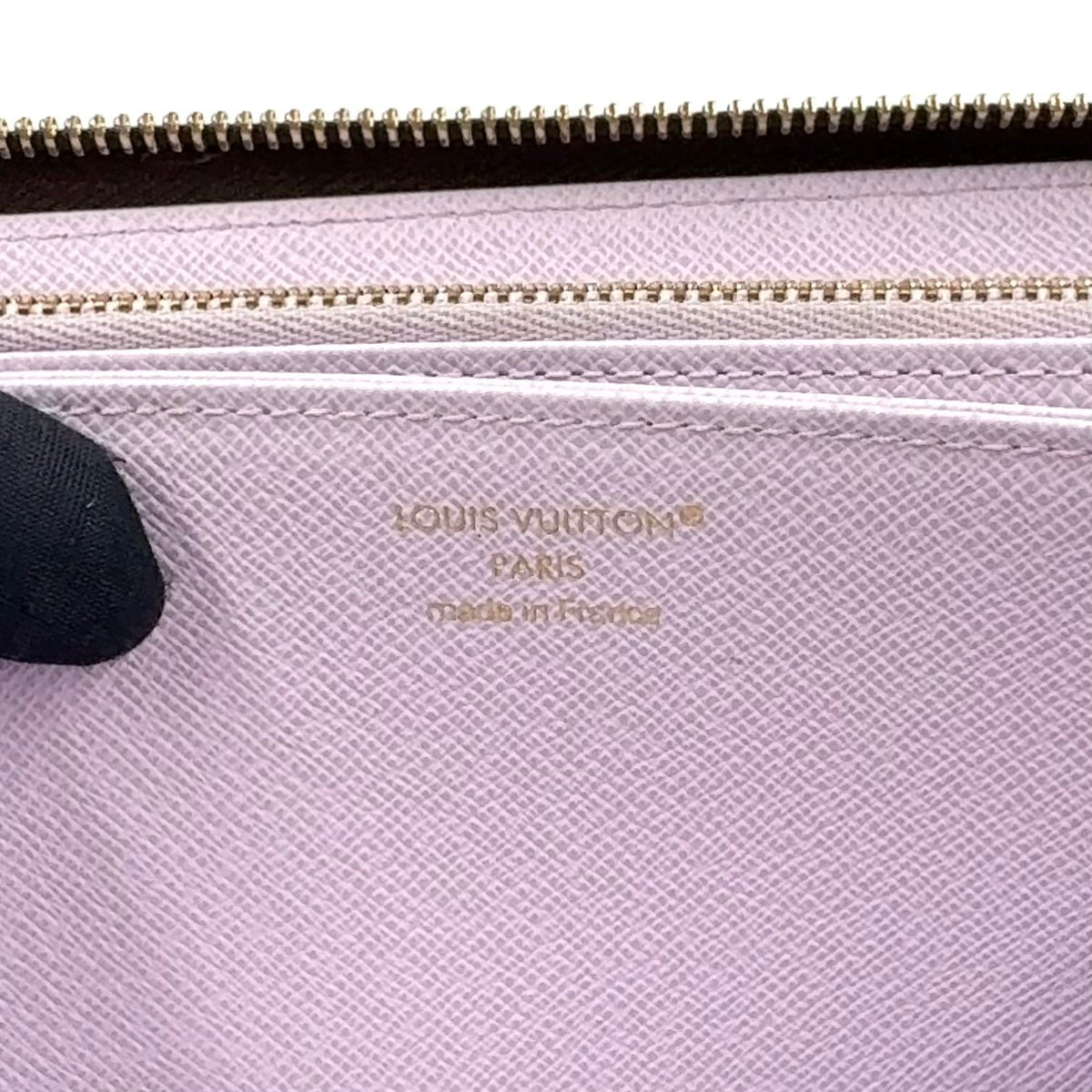 Louis Vuitton Zippy Wallet Monogram Leather Brown Round Gold — view 4