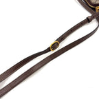 Gucci Ophidia GG Supreme Sherry Line Leather Canvas Brown Shoulder Bag Gold — view 5