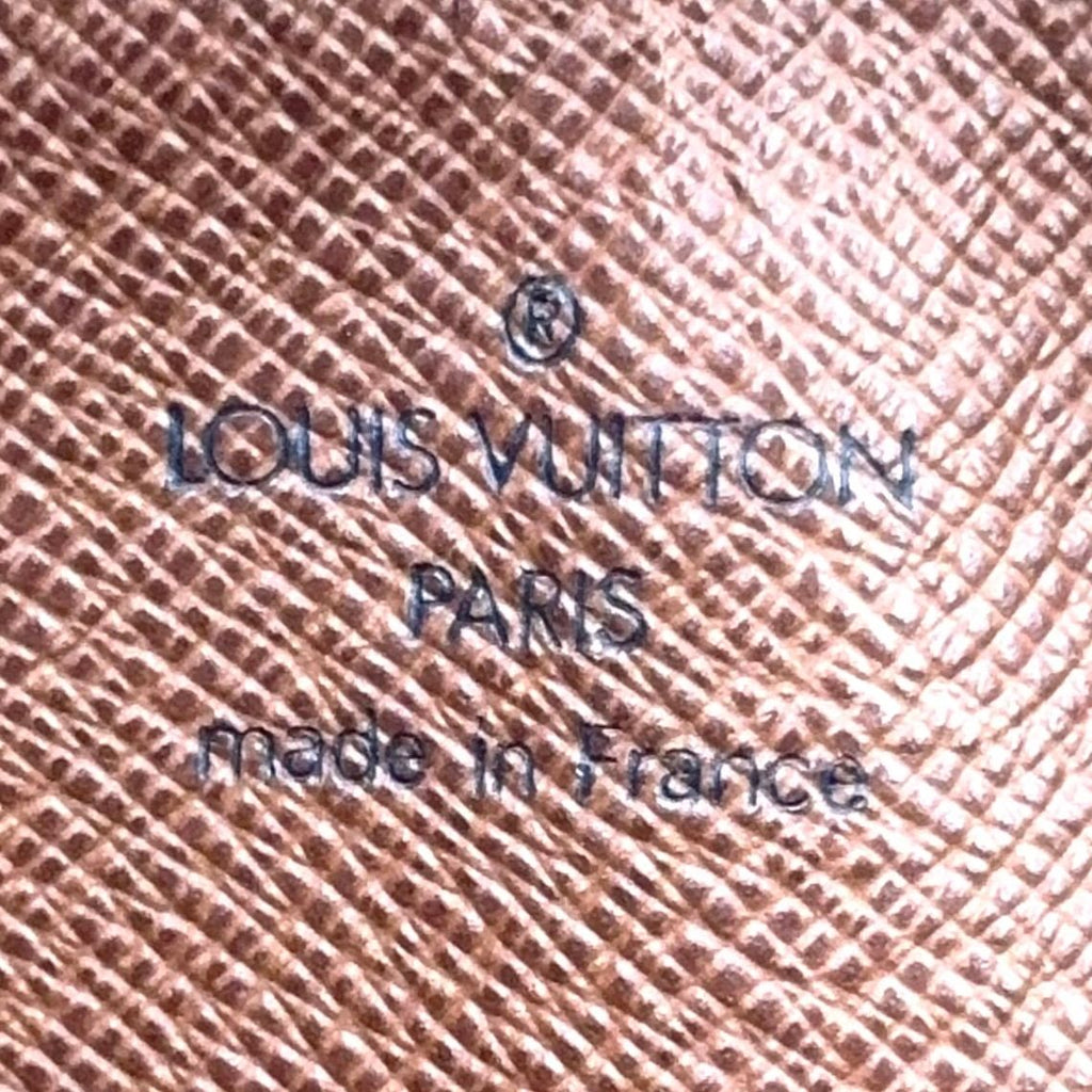 Louis Vuitton Monogram Vintage Leather Brown Handbag Gold — view 4