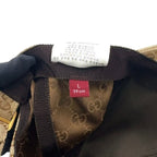Gucci GG Pattern Canvas Beige Hat Gold — view 8