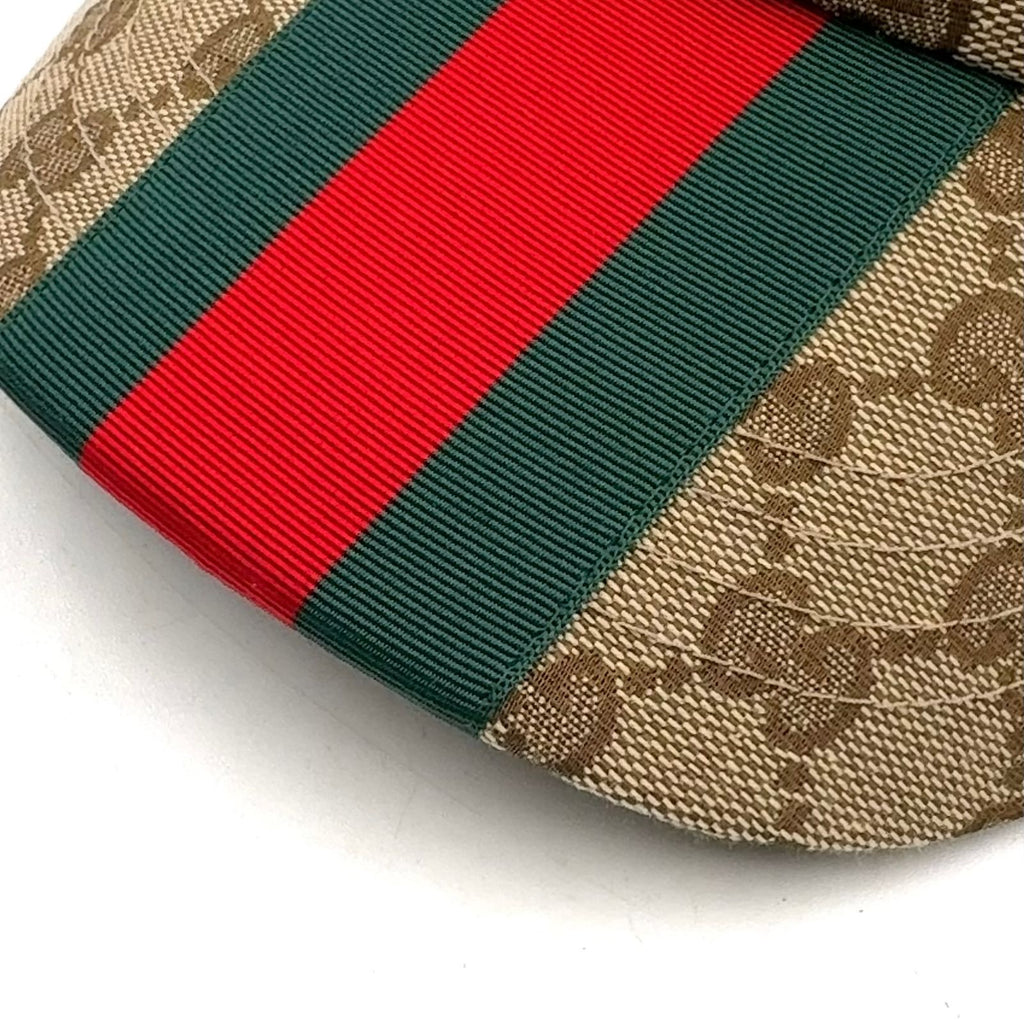 Gucci GG Pattern Canvas Beige Hat Gold — view 6