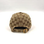 Gucci GG Pattern Canvas Beige Hat Gold — view 3