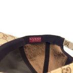 Gucci GG Pattern Canvas Beige Hat Gold — view 5