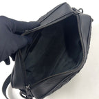Bottega Veneta Intrecciato Leather Black Shoulder Bag — view 3