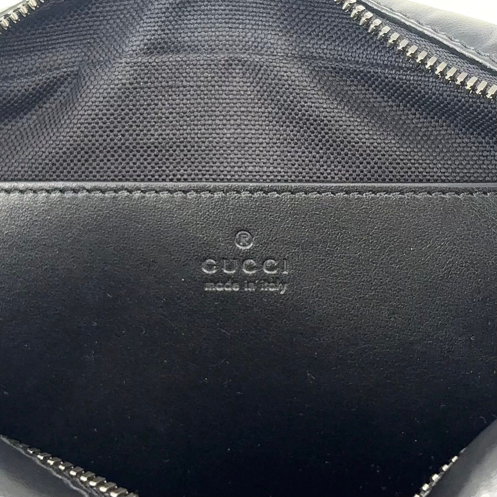 Gucci GG Marmont Quilted Small Chain Leather Black Shoulder Bag — view 4