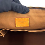 Louis Vuitton Popincourt Monogram Leather Brown Tote Gold — view 4