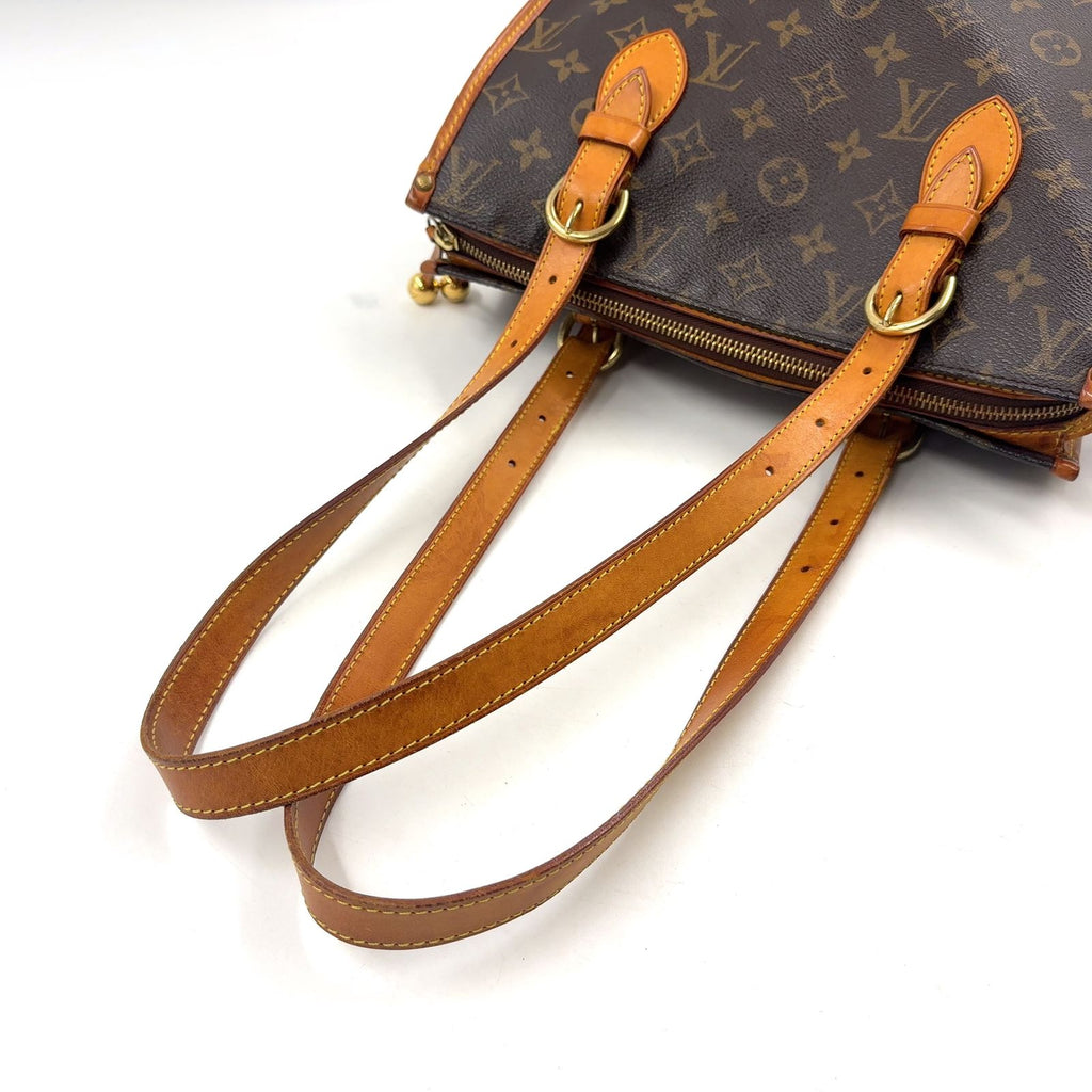 Louis Vuitton Popincourt Monogram Leather Brown Tote Gold — view 6