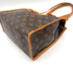 Louis Vuitton Popincourt Monogram Leather Brown Tote Gold — view 8