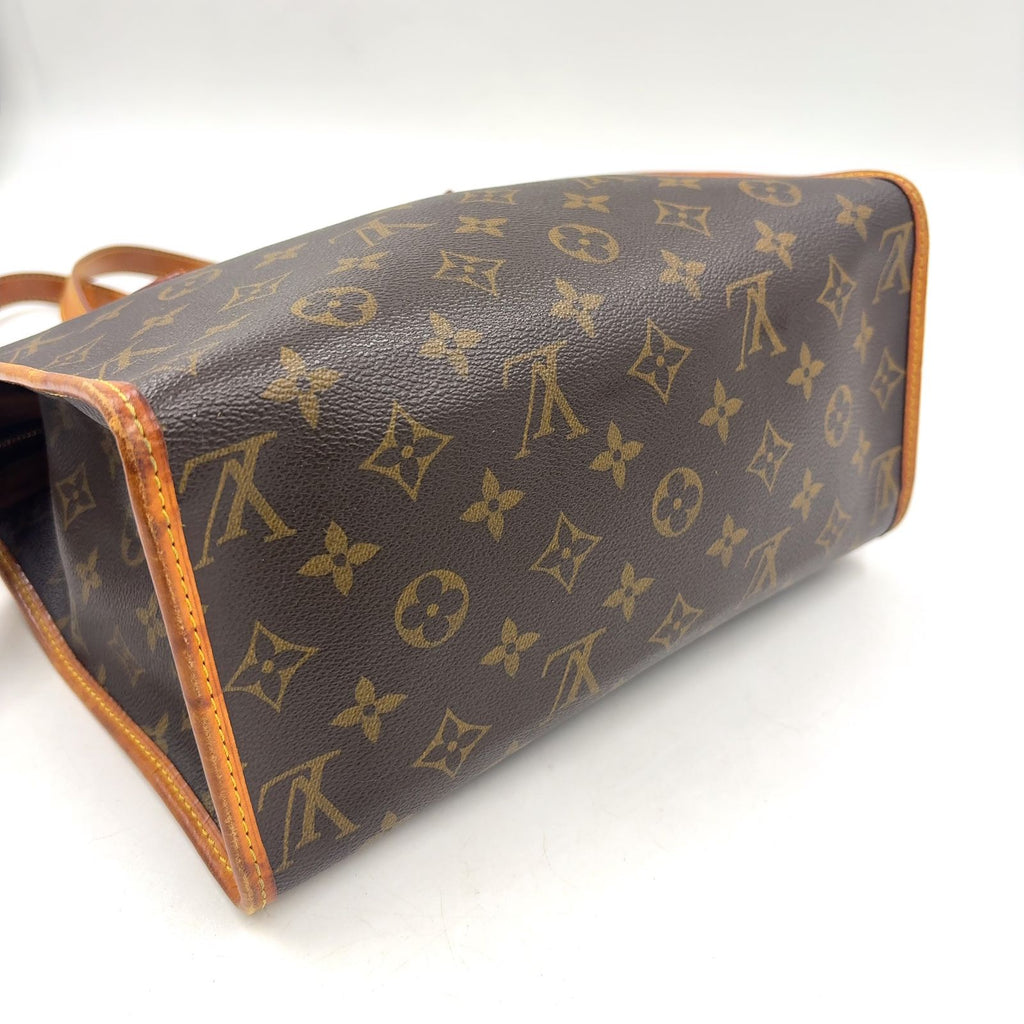 Louis Vuitton Popincourt Monogram Leather Brown Tote Gold — view 7