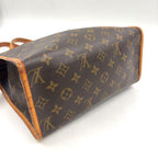 Louis Vuitton Popincourt Monogram Leather Brown Tote Gold — view 7