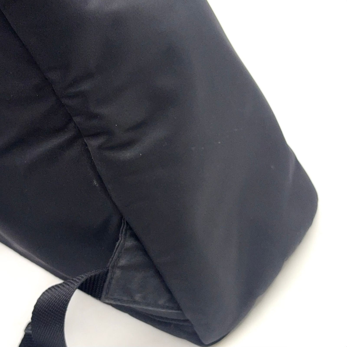 Prada Leather Nylon Black Backpack Silver — view 8