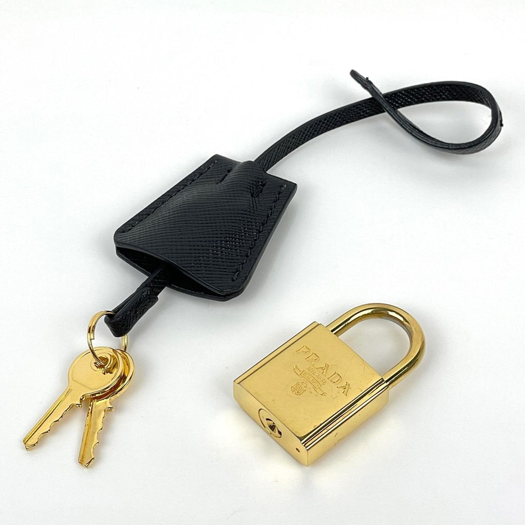 Prada Handbag Logo 2-Way Nylon Nero — view 7
