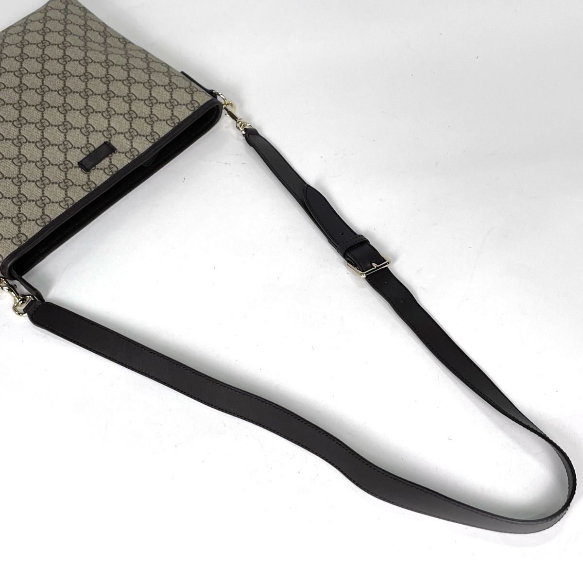 Gucci Shoulder Bag GG Pattern Brown — view 6
