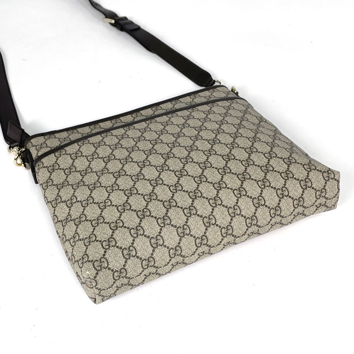 Gucci Shoulder Bag GG Pattern Brown — view 2