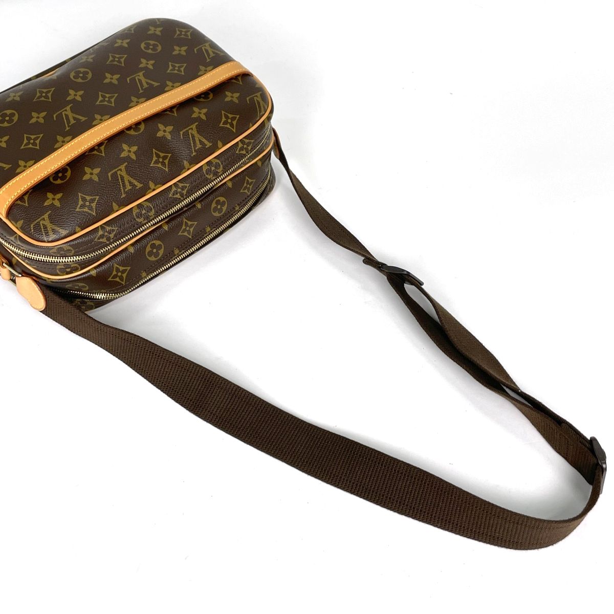 Louis Vuitton Reporter PM Shoulder Bag Monogram Brown — view 5