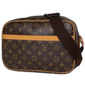 Louis Vuitton Reporter PM Shoulder Bag Monogram Brown