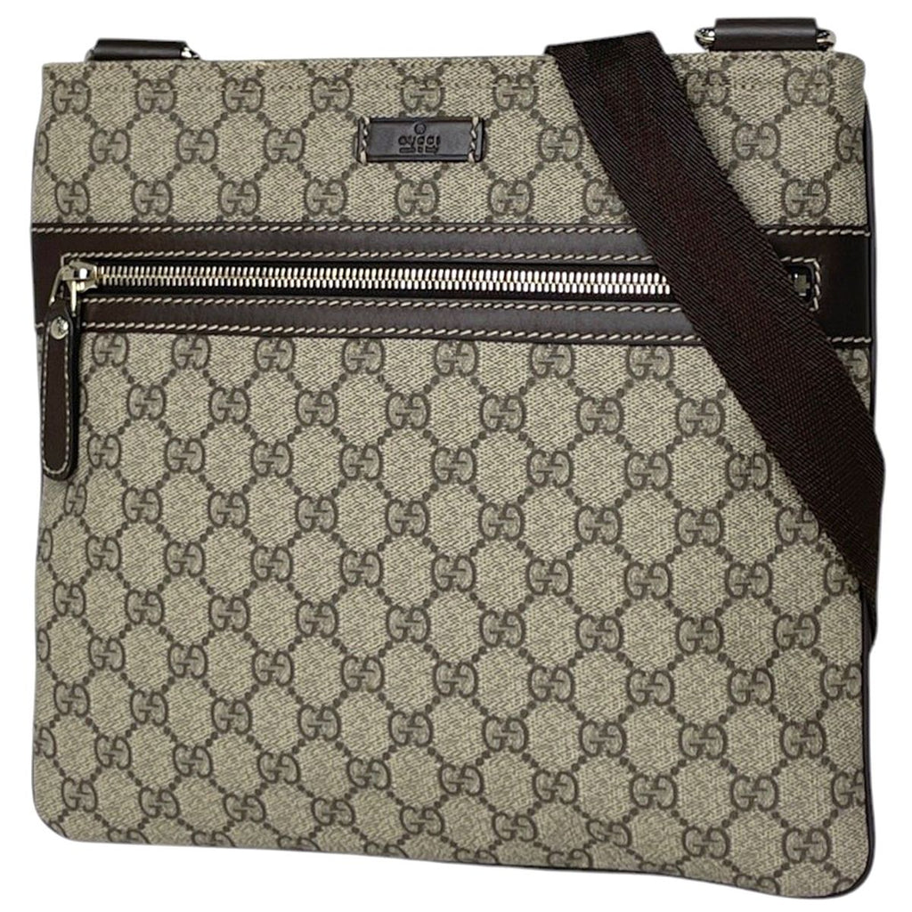 Gucci Shoulder Bag GG Pattern Brown