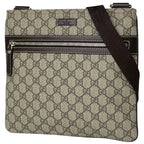 Gucci Shoulder Bag GG Pattern Brown