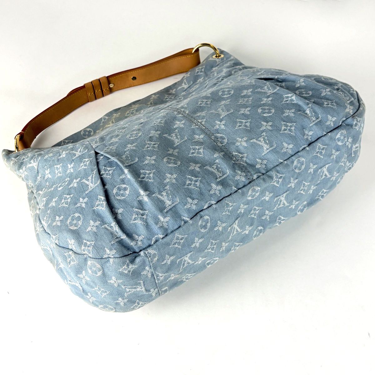 Louis Vuitton Daily GM Shoulder Bag 2-Way Monogram Denim Blue Clair — view 2