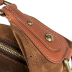 Louis Vuitton Onata GM Shoulder Bag Perforated Monogram Suede Cacao — view 7