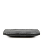 Louis Vuitton Damier Graphite Pochette Cles Coin Purse Black Leather — view 3