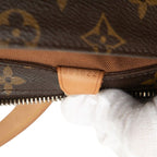 Louis Vuitton Monogram Cabas Piano Tote Shoulder Bag Brown Leather — view 6