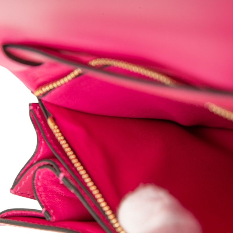 Celine Classic Box Shoulder Bag Pink Leather — view 5