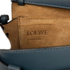 Loewe Anagram Gate Dual Mini Crossbody Shoulder Bag Navy Leather — view 6
