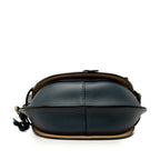 Loewe Anagram Gate Dual Mini Crossbody Shoulder Bag Navy Leather — view 3