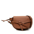 Loewe Gate Dual Mini Crossbody Shoulder Bag Brown Leather