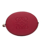 Loewe Anagram Gate Bucket Crossbody Shoulder Bag Red Leather — view 3