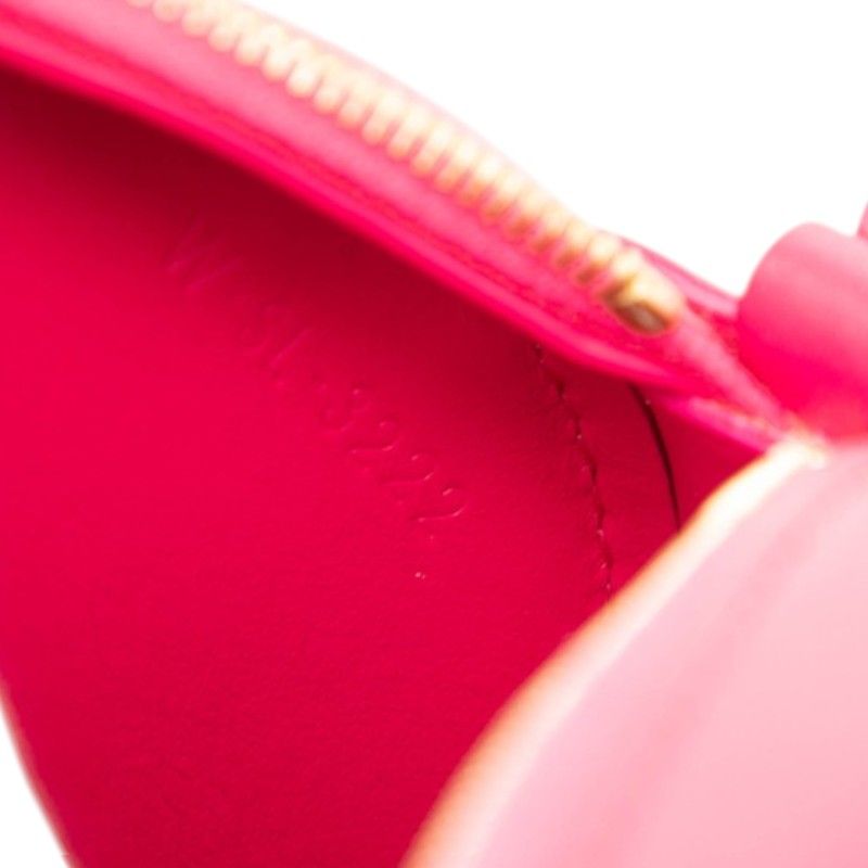Celine Triomphe Oval Purse Shoulder Bag Pink Leather — view 5